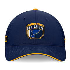 St. Louis Blues - Fanatics 2024 NHL Draft On Stage Trucker Adjustable Hat Navy