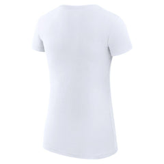 Winnipeg Jets - G-III 4Her by Carl Banks Women's Super-Slim Fit Lightweight Filigree Logo T-Shirt – White