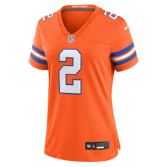 Patrick Surtain II Denver Broncos Women's Mile High Collection 1977 Throwback Player Game Jersey Orange - Nike