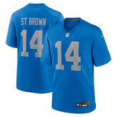 Amon-Ra St. Brown Detroit Lions Alternate Game Jersey Blue - Nike