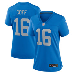Jared Goff Detroit Lions Women's Alternate Game Jersey Blue - Nike