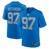 Aidan Hutchinson Detroit Lions Alternate Game Jersey Blue - Nike
