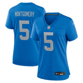 David Montgomery Detroit Lions Women's Alternate Game Jersey Blue - Nike