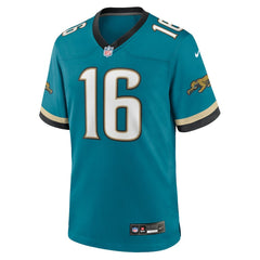 Trevor Lawrence Jacksonville Jaguars Prowler Throwback Player Game Jersey Teal - Nike