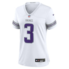 Jordan Addison Minnesota Vikings Women's Alternate Game Player Jersey White - Nike