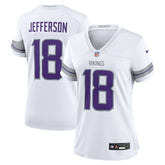 Justin Jefferson Minnesota Vikings Women's Alternate Game Player Jersey White - Nike