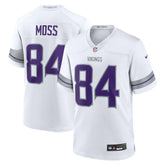 Randy Moss Minnesota Vikings Alternate Retired Player Game Jersey White - Nike