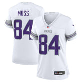 Randy Moss Minnesota Vikings Women's Alternate Retired Player Game Jersey White - Nike