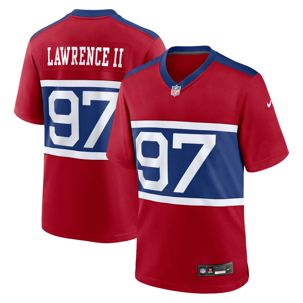 Dexter Lawrence II New York Giants Alternate Player Game Jersey Century Red - Nike