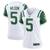 Garrett Wilson New York Jets Women's Classic Alternate Game Jersey White - Nike