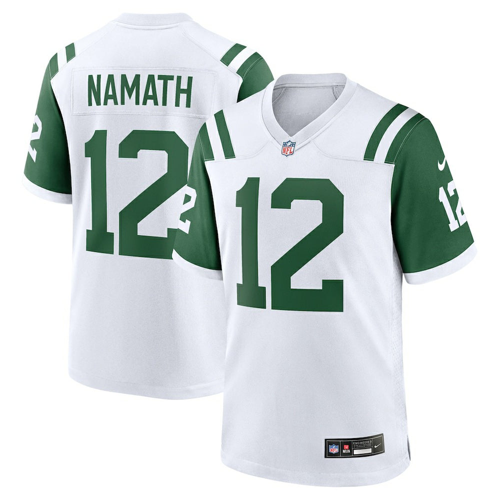 Joe Namath New York Jets Classic Alternate Retired Player Game Jersey White - Nike