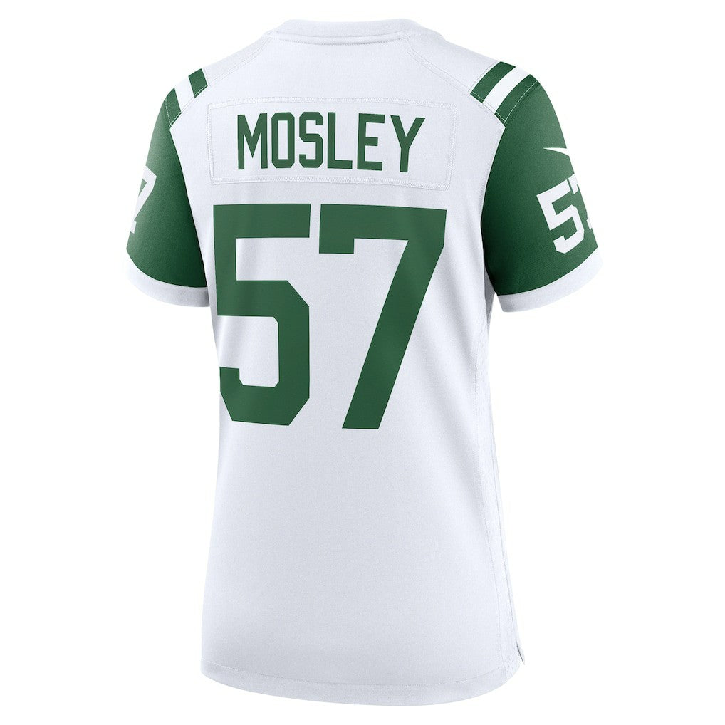 C.J. Mosley New York Jets Women's Classic Alternate Game Jersey - White | NFL Jerseys