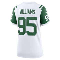 Quinnen Williams New York Jets Women's Classic Alternate Game Jersey White - Nike
