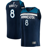 Fanatics - Josh Minott Minnesota Timberwolves Fast Break Player Jersey - Icon Edition - Navy
