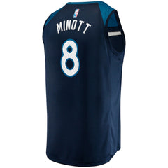 Fanatics - Josh Minott Minnesota Timberwolves Fast Break Player Jersey - Icon Edition - Navy