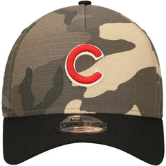 Chicago Cubs New Era Camo Crown A-Frame 9FORTY Adjustable Hat Lifestyle