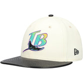 Tampa Bay Rays New Era Game Night Leather Visor 59FIFTY Fitted Hat Online