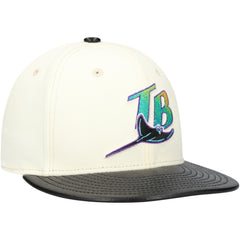Tampa Bay Rays New Era Game Night Leather Visor 59FIFTY Fitted Hat Online