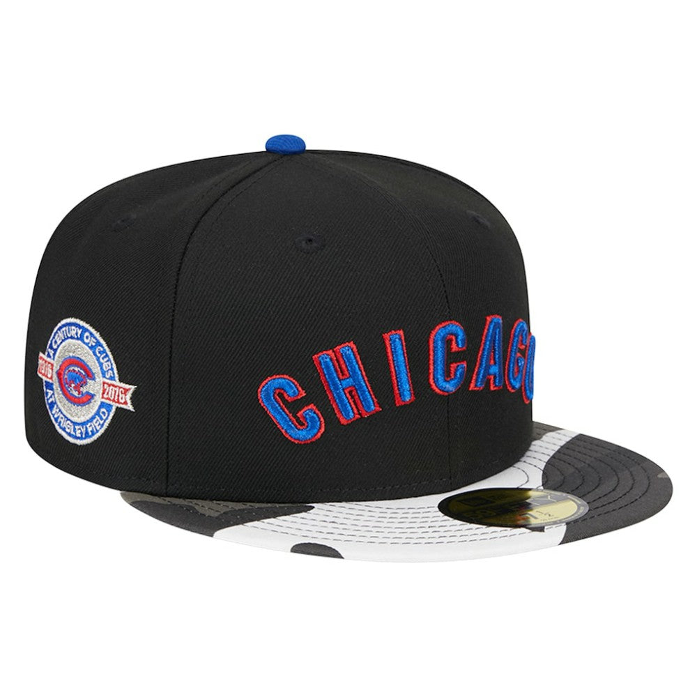 Chicago Cubs New Era Metallic Camo 59FIFTY Fitted Hat Online