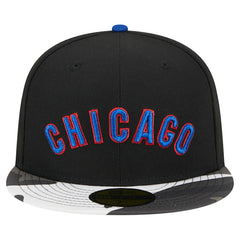 Chicago Cubs New Era Metallic Camo 59FIFTY Fitted Hat Online