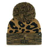 47 brand - Washington Wizards '47 Women's Rosette Cuffed Knit Hat with Pom - Leopard