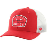 47 brand - Chicago Bulls '47 Semi Patch Trucker Adjustable Hat - Red