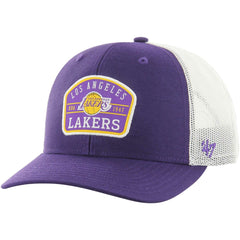 47 brand - Los Angeles Lakers '47 Semi Patch Trucker Adjustable Hat - Purple