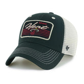 47 brand - Miami Heat '47 Five Point Patch Clean Up Adjustable Hat - Black