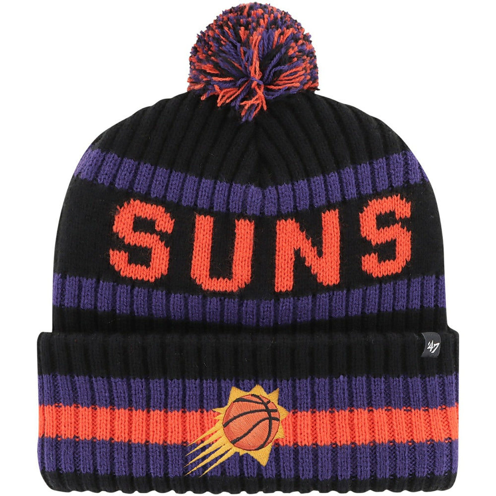47 brand - Phoenix Suns '47 Bering Cuffed Knit Hat with Pom - Black
