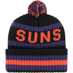 47 brand - Phoenix Suns '47 Bering Cuffed Knit Hat with Pom - Black