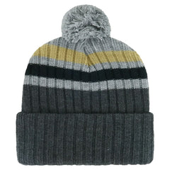 Vegas Golden Knights '47 Stack Patch Cuffed Knit Hat with Pom Gray