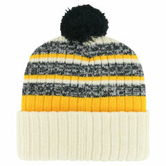 Pittsburgh Penguins '47 Tavern Cuffed Knit Hat with Pom Cream