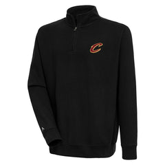 NBA - Cleveland Cavaliers Antigua Victory Quarter-Zip Pullover Top - Black