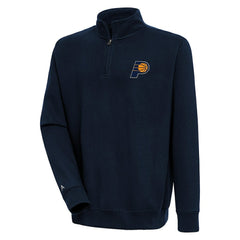 NBA - Indiana Pacers Antigua Victory Quarter-Zip Pullover Top - Navy