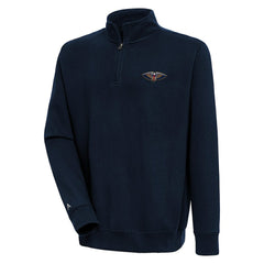 NBA - New Orleans Pelicans Antigua Victory Quarter-Zip Pullover Top - Navy