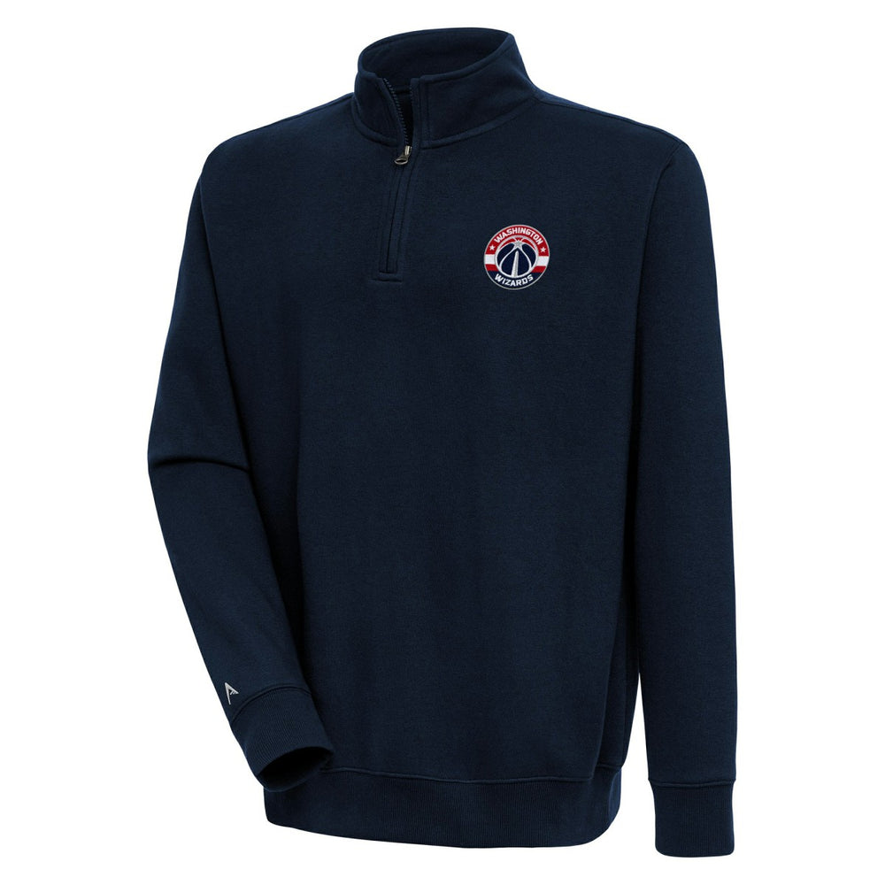 NBA - Washington Wizards Antigua Victory Quarter-Zip Pullover Top - Navy
