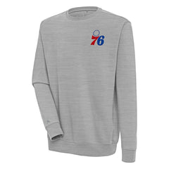 NBA - Philadelphia 76ers Antigua Victory Pullover Sweatshirt - Heather Gray