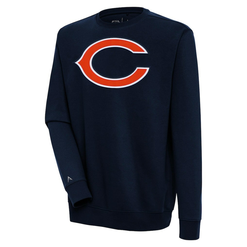 Chicago Bears Antigua Victory Pullover Sweatshirt Navy - NFL