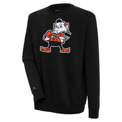 Cleveland Browns Antigua Victory Pullover Sweatshirt Black - NFL