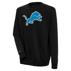 Detroit Lions Antigua Victory Pullover Sweatshirt Black - NFL