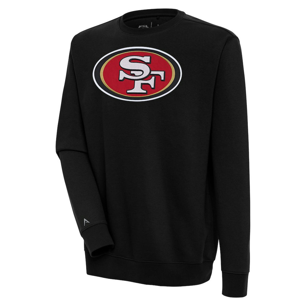 San Francisco 49ers Antigua Victory Pullover Sweatshirt Black - NFL