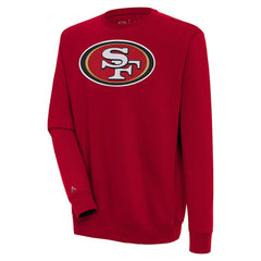 San Francisco 49ers Antigua Victory Pullover Sweatshirt Scarlet - NFL