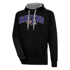 Baltimore Ravens Antigua Victory Pullover Hoodie Black - NFL