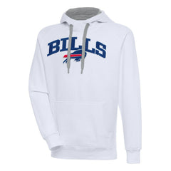 Buffalo Bills Antigua Victory Pullover Hoodie White - NFL