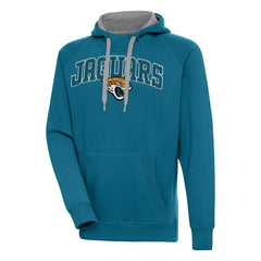 Jacksonville Jaguars Antigua Victory Pullover Hoodie Teal - NFL