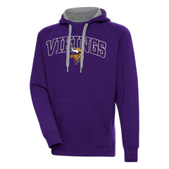 Minnesota Vikings Antigua Victory Pullover Hoodie Purple - NFL