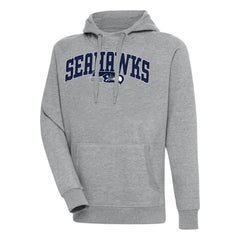 Seattle Seahawks Antigua Victory Pullover Hoodie Heather Gray - NFL