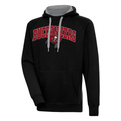 Tampa Bay Buccaneers Antigua Victory Pullover Hoodie Black - NFL