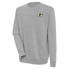 Green Bay Packers Antigua Victory Pullover Sweatshirt Heather Gray - NFL