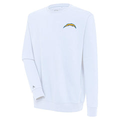 Los Angeles Chargers Antigua Victory Pullover Sweatshirt White - NFL